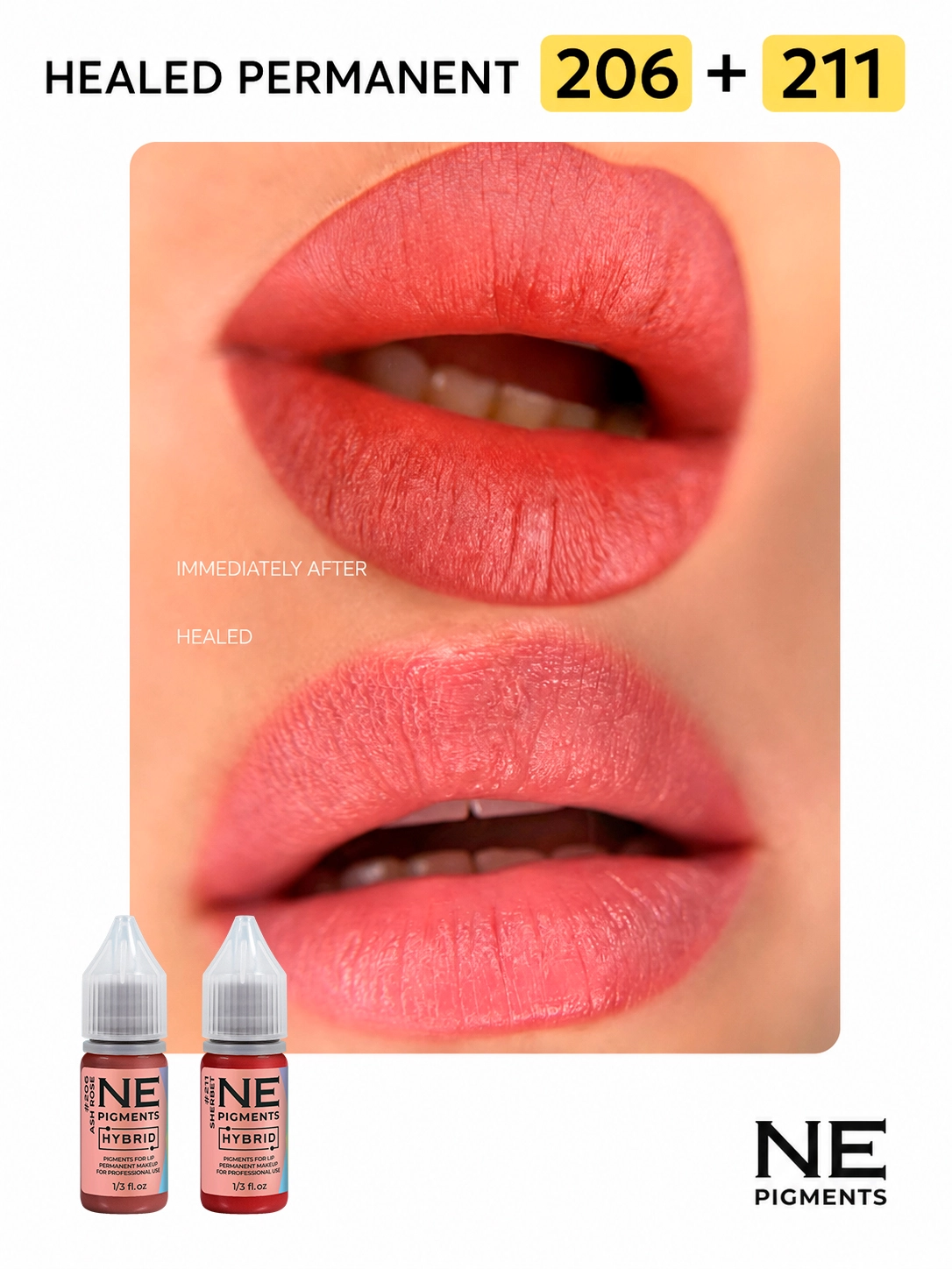 #206 Lip pigment "Ash rose"