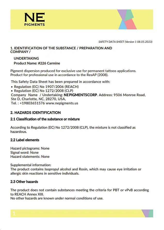 MSDS 226