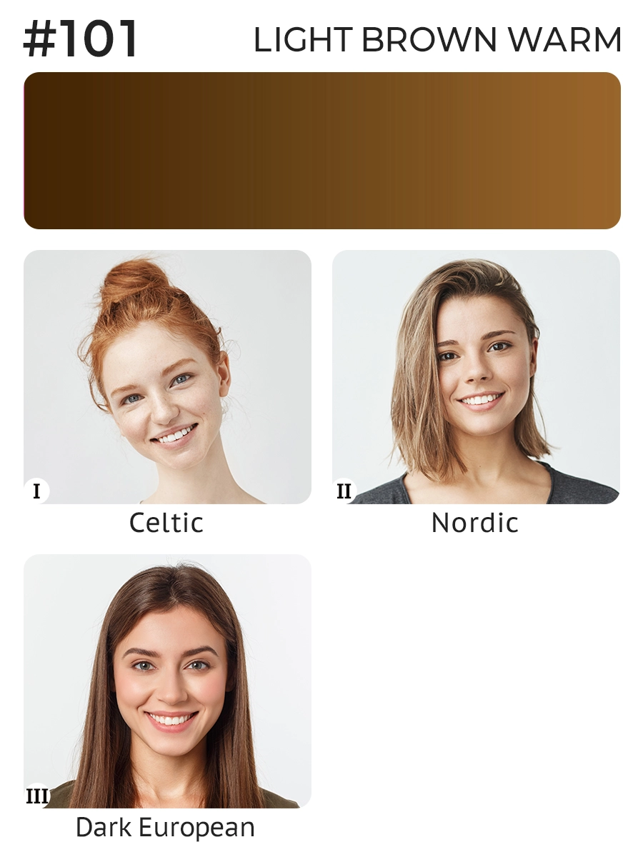#101 Eyebrow pigment "Light Brown Warm"