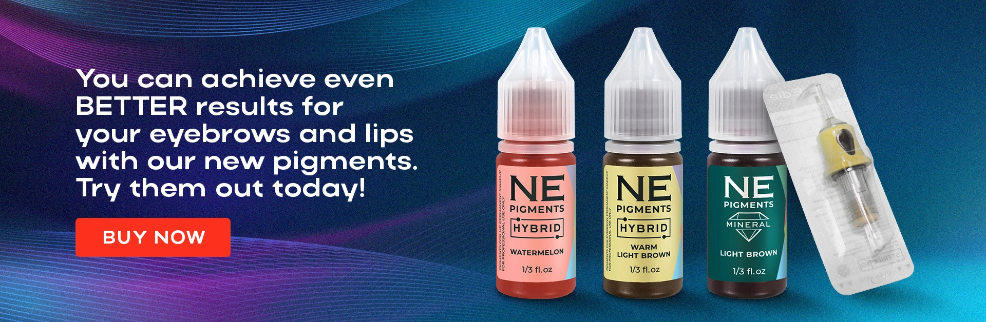 You can achieve even BETTER results for your eyebrows and lips with our new pigments. Try them out today!