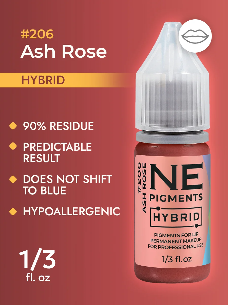 #206 Lip pigment "Ash rose"