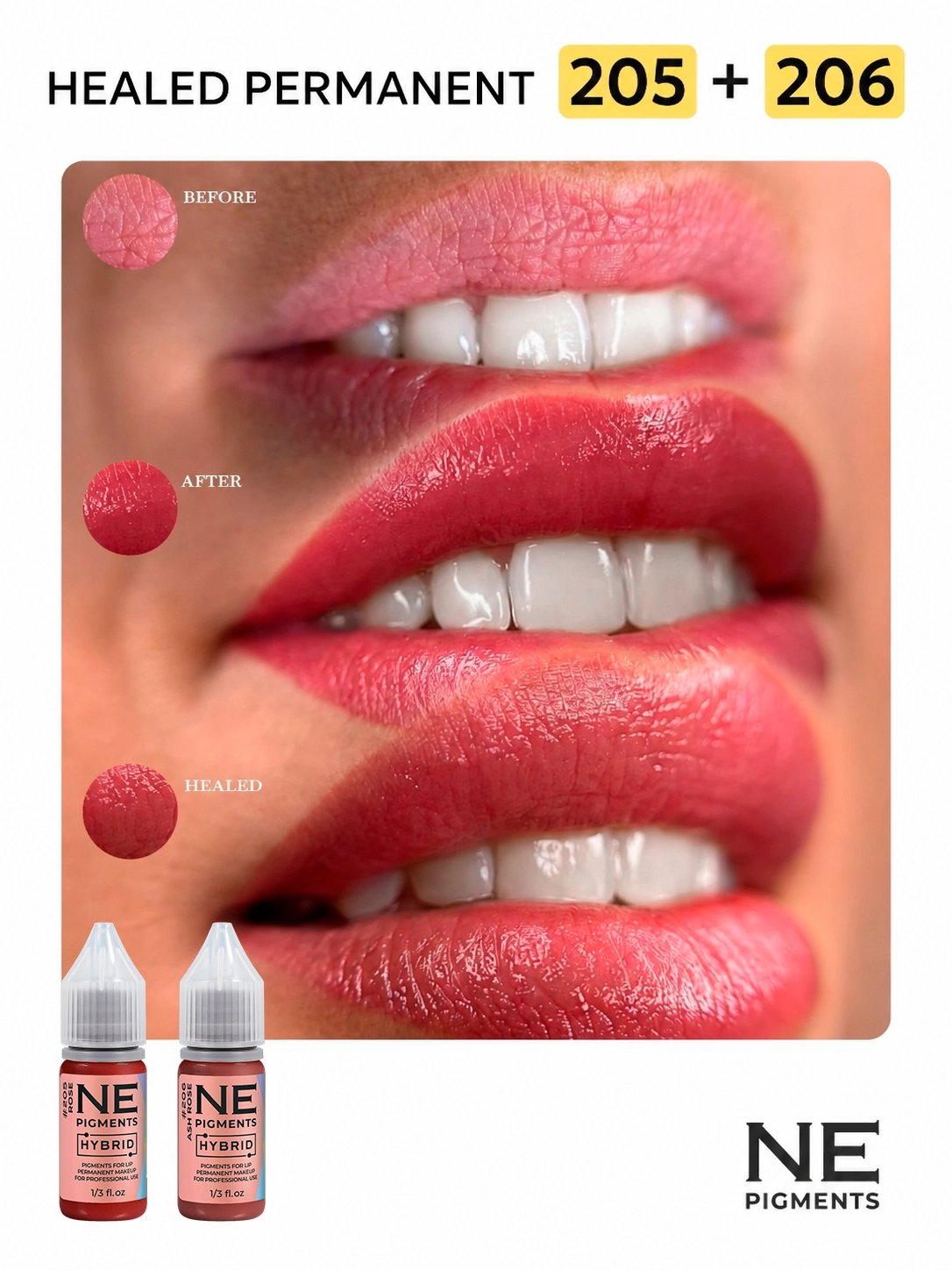 #205 Lip pigment "Rose"