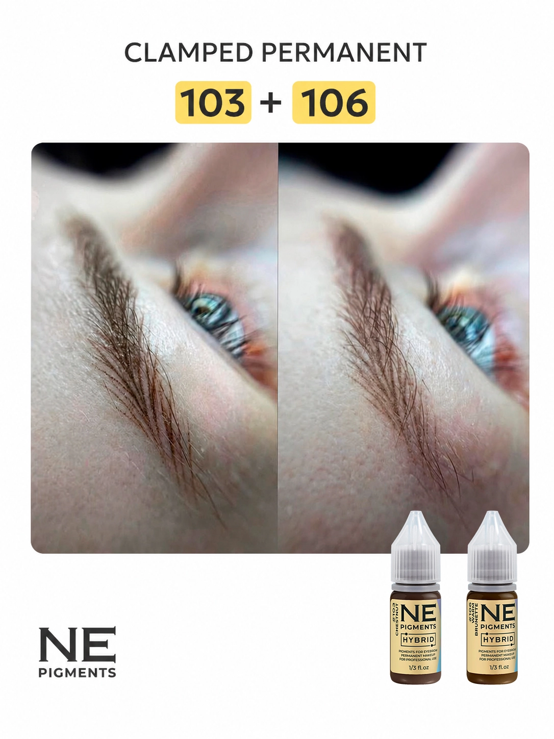 #106 Eyebrow pigment "Warm Brunette"