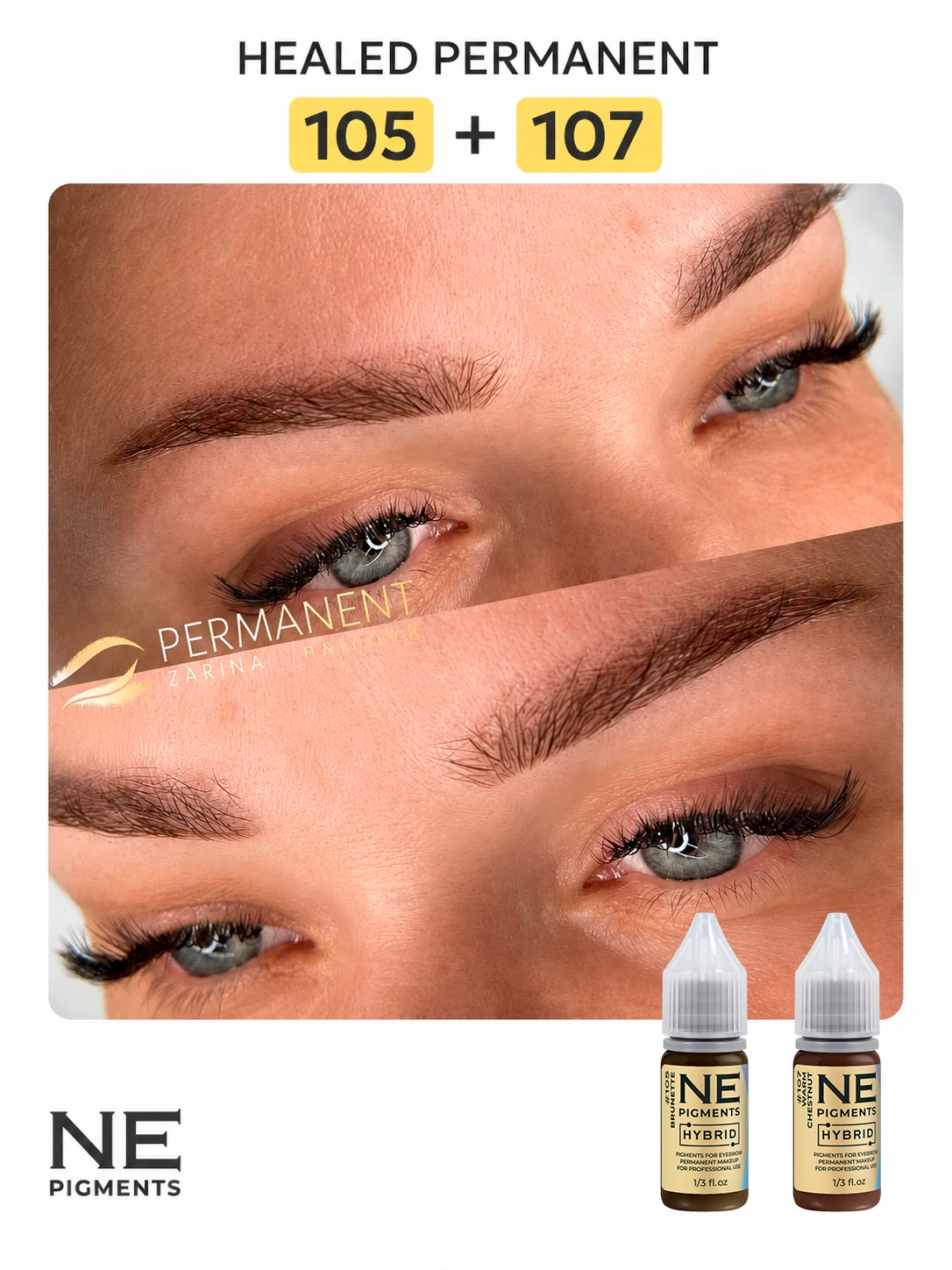 #105 Eyebrow pigment "Brunette"