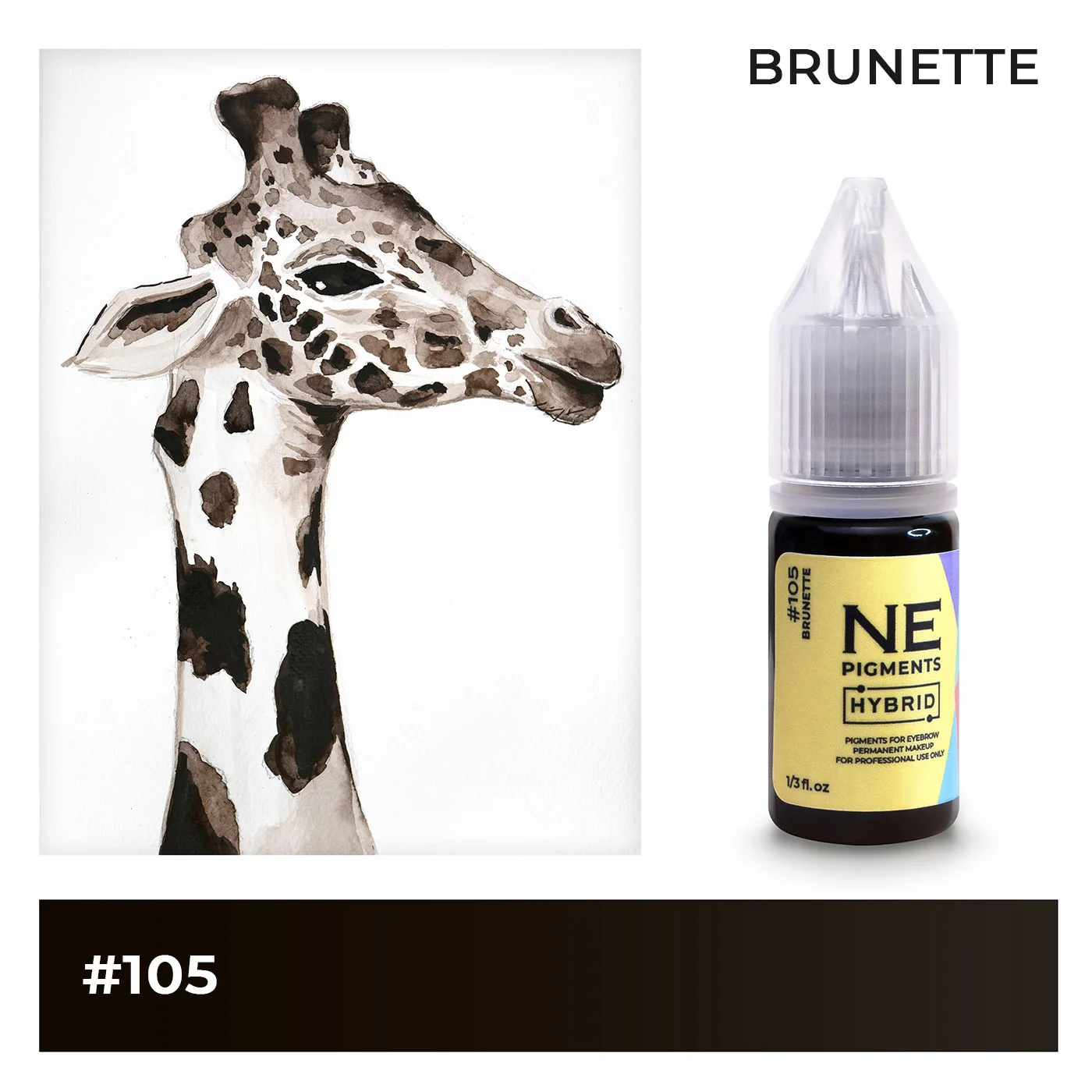 #105 Eyebrow pigment "Brunette"