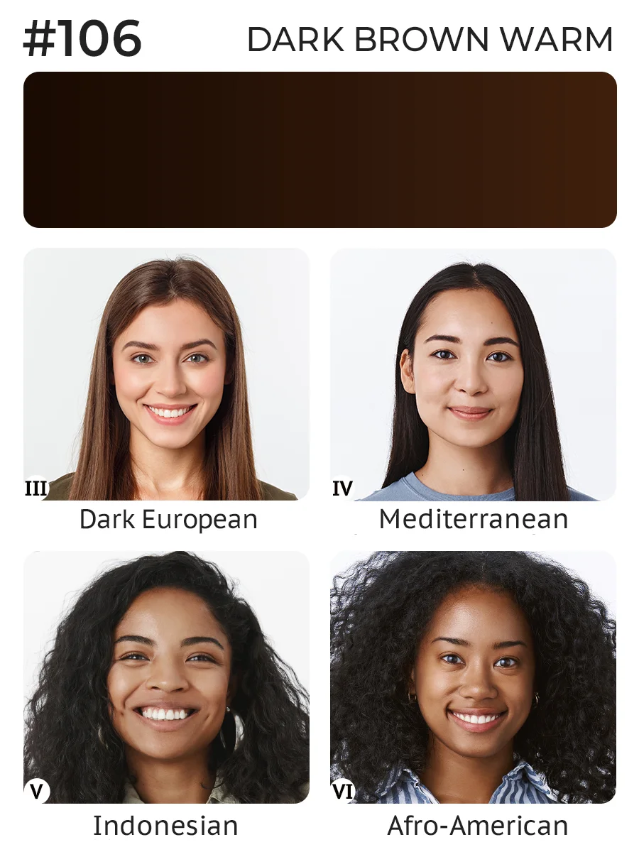 #106 Eyebrow pigment "Warm Brunette"