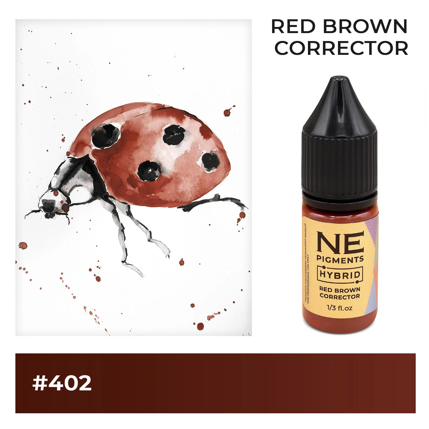 #402 Corrector "Red brown"