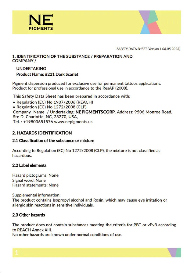 MSDS 221