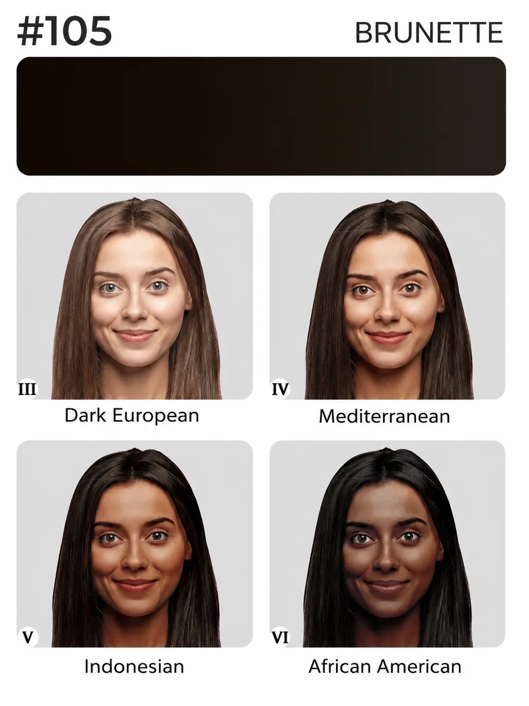#105 Eyebrow pigment "Brunette"