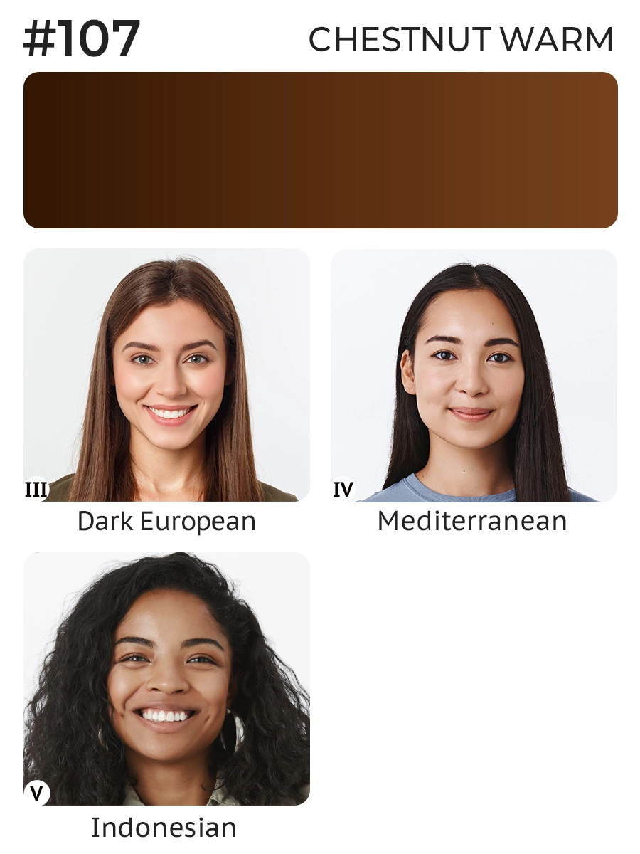#107 Eyebrow pigment "Chestnut Warm"