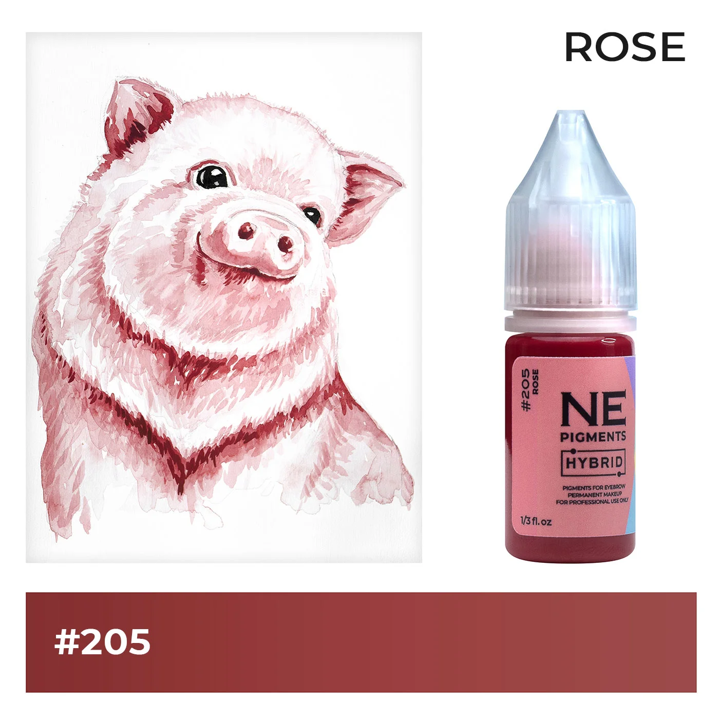 #205 Lip pigment "Rose"