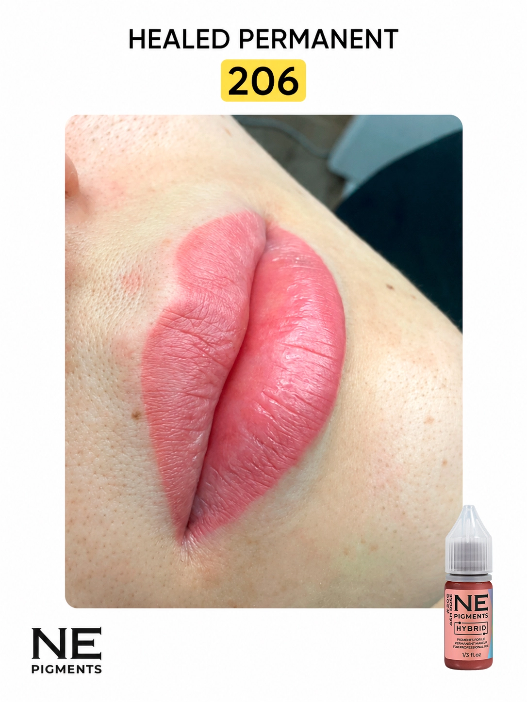 #206 Lip pigment "Ash rose"